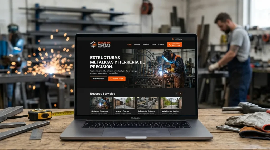 Sitio web para taller de soldadura